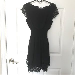 BarIII  figure flattering black dress